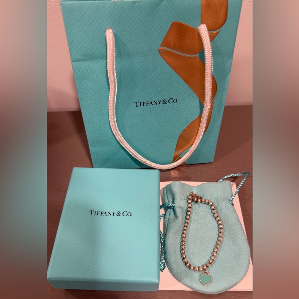 Tiffany & Co. Turquoise and Gold Women's Bag
